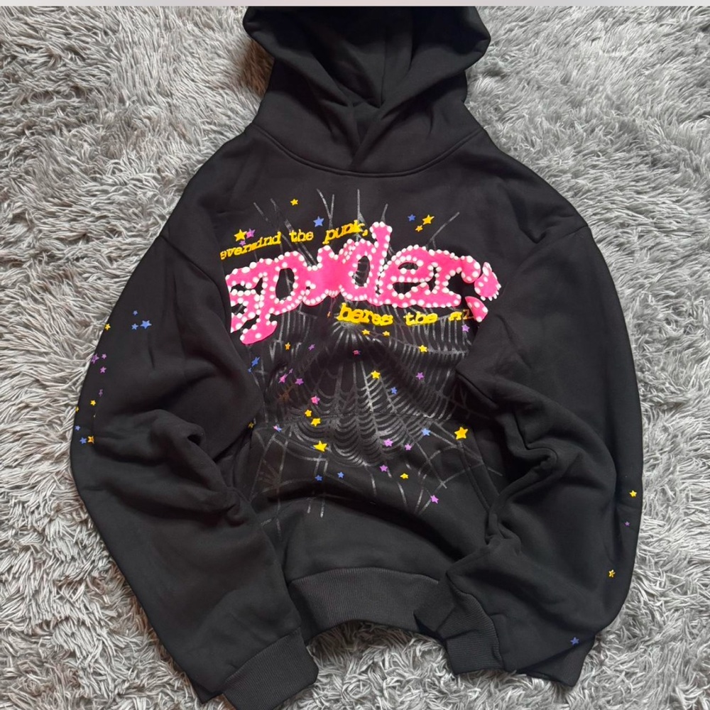 Authentic Sp5der Hoodie Size Medium